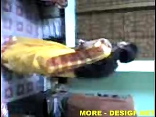 Indian Lucknow Girl stripping saree after party
